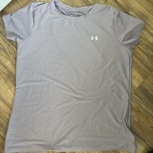 Under Armour Lavender Short-Sleeve Performance Tee